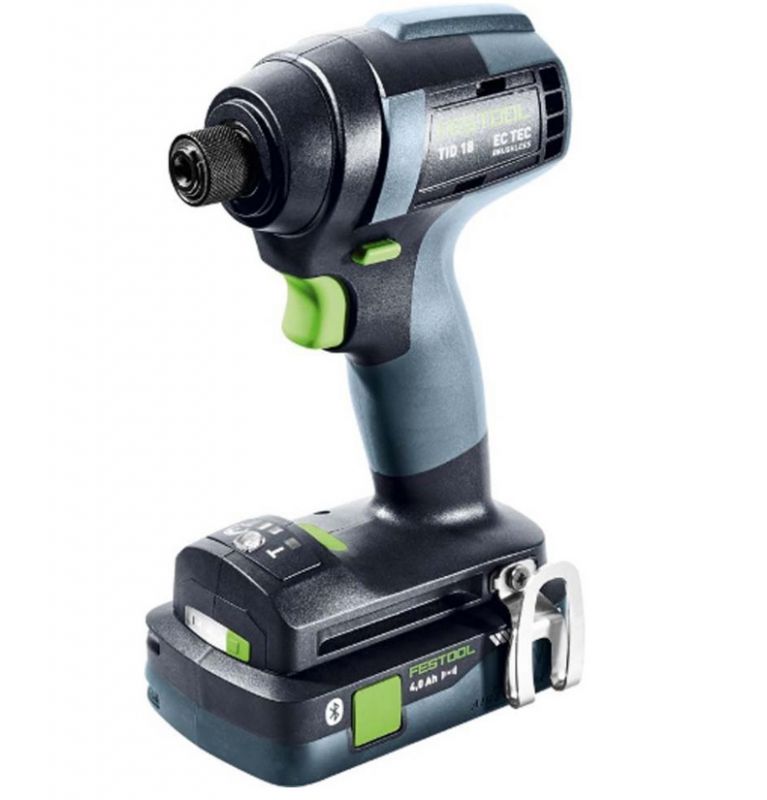 Festool 577201 Cordless Impact Driver With 2 X 4ah Batteries & Bit Set